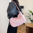 thumbnail image 3 of Bolso Mano Bandolera Pana Gran Capacidad para Viajeros () Rosa, 3 of 9