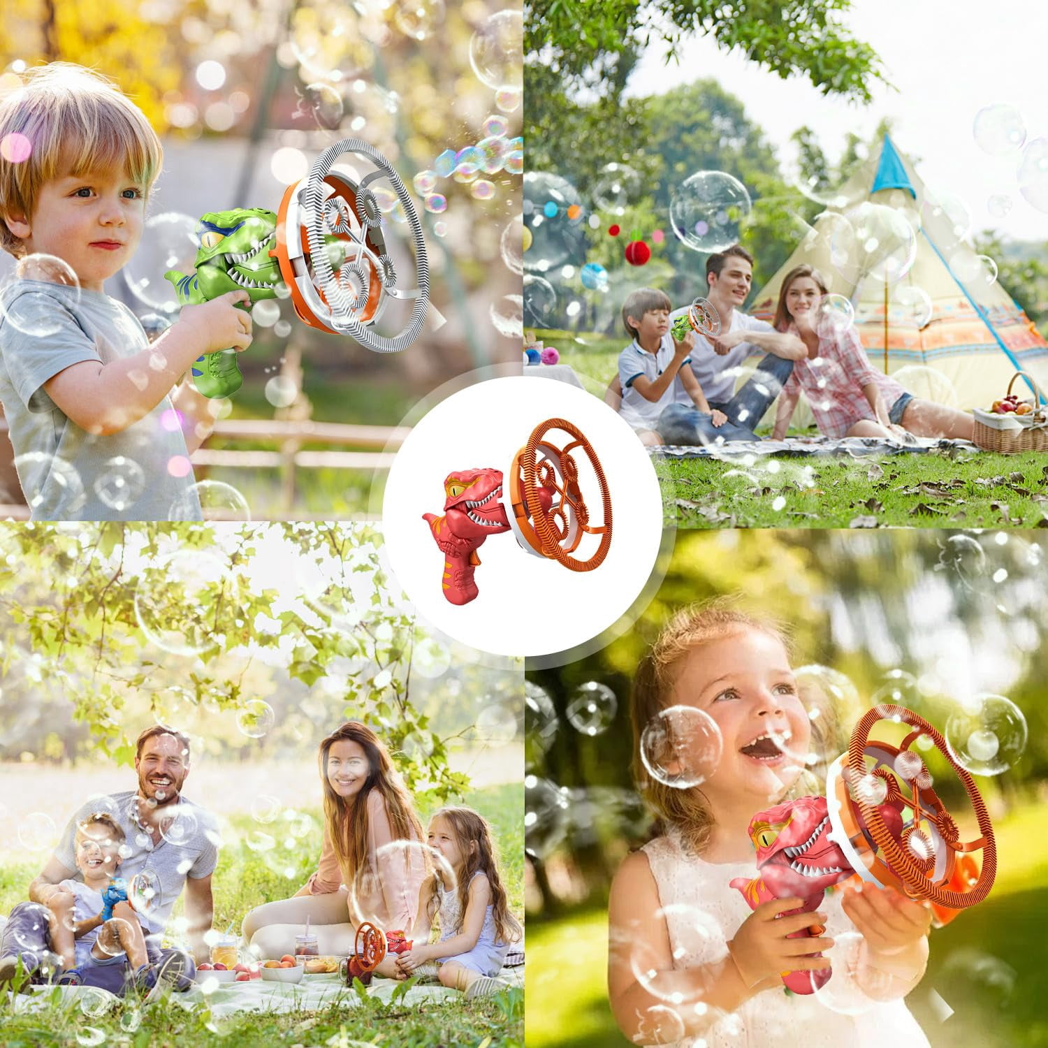 Dinosaur Bubble Machine Bubble Blower Toy for Kids Party Favors Birthday for Kids Age3+