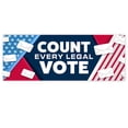 thumbnail image 1 of Count Every Legal Vot 13 oz Vinyl Banner With Metal Grommets, 1 of 5