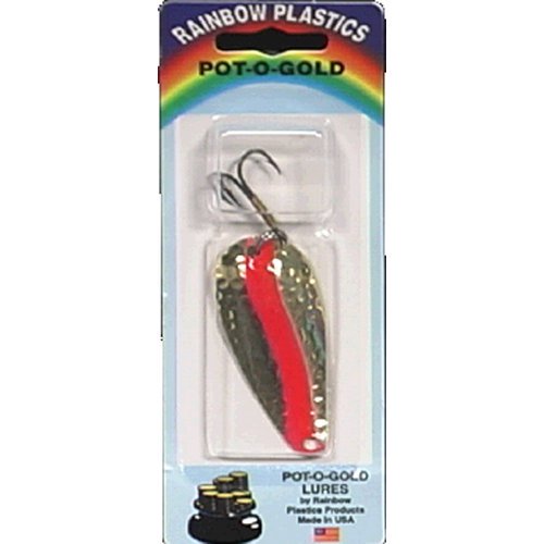 Rainbow Plastics PotOGold Fishing Lure, Fluorescent, 1/2 Oz