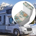 thumbnail image 7 of ZIATUBLE Boho Mandala Toilet Seat and Tank Lid Cover Set Flower Dragonfly Set of 2 Toilet Tank Lid Covers Wear Resistant Toilet Seat Lid Cover Fits Most Toilet Tanks and Lids, 7 of 7