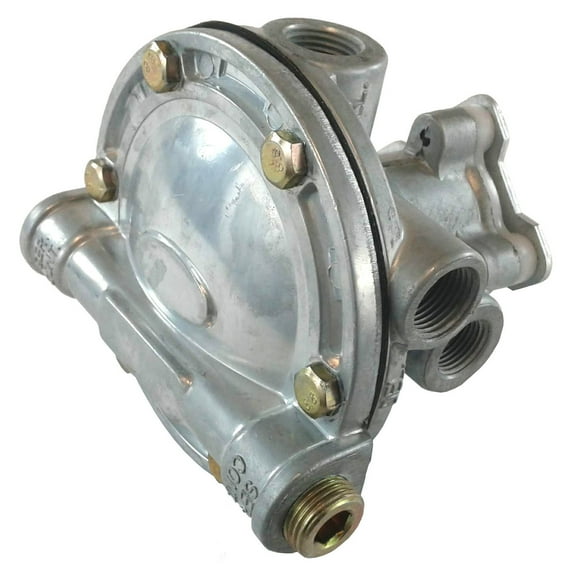 2 Delivery Port Tractor Trailer Service Relay Brake Valve - 3/8 Inch - 1/2 Inch NPT - Nipple Mount