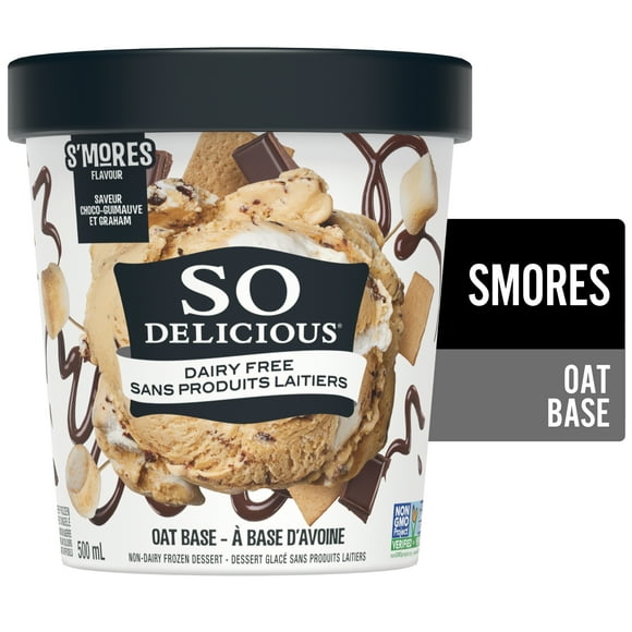 Dessert Glace A Base D'Avoine 500 ml Dessert glacé à base de noix de cajou sans produits laitiers, vanille