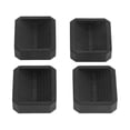 thumbnail image 6 of Furniture Cups,Chair Caster Stopper,4Pcs Chair Caster Fixing Pad Rubber Refrigerator Wheel Protective Cup Noise Reduction For Home Office, 6 of 8