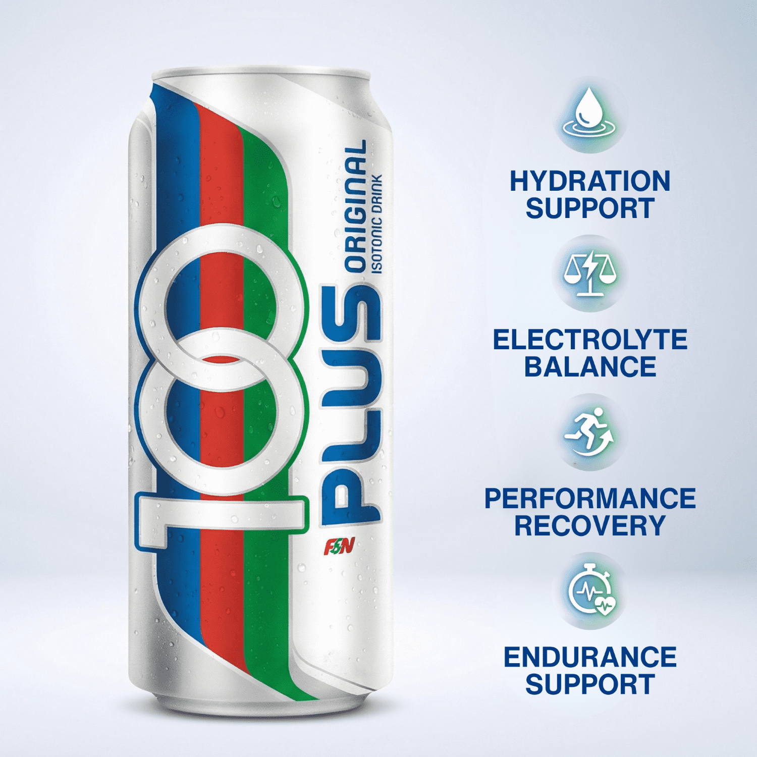 100PLUS Original Sugar Electrolyte Sports Drink – Isotonic Hydration & Instant Energy Support – Caffeine Free Carbonated Sports Drink for Workout Recovery & Daily Hydration, 11 Fl Oz (Pack of 24)