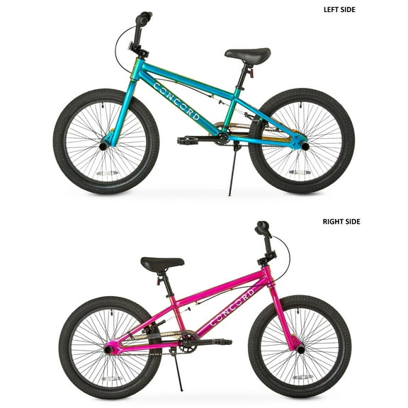 Concord 20" Grindx BMX Bike, Multi-Color, Fits Riders 4'8" - 5'4", Unisex, Teen & Adult