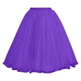 thumbnail image 5 of Women's Tulle Tutu Skirt - Multi-Layered Fluffy Princess Skirt for Role-playing,Parties & Costumes, 5 of 8