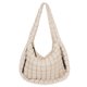 thumbnail image 1 of Bolsa acolchada Juoxeepy, grande, acolchada, de nailon blanquecino, 1 of 6