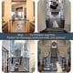 thumbnail image 4 of Foldable Retractable Dog Safety Gate for Stairs and Baby - Black (Size: 70*110 cm), 4 of 5