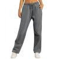 Hanes Women's Light Steel French Terry Relax-Fit Pants - 31