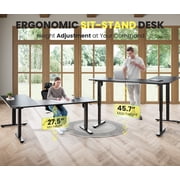 L-shaped Standing Desk – Adjustable Height Electric Desk With Memory Controller