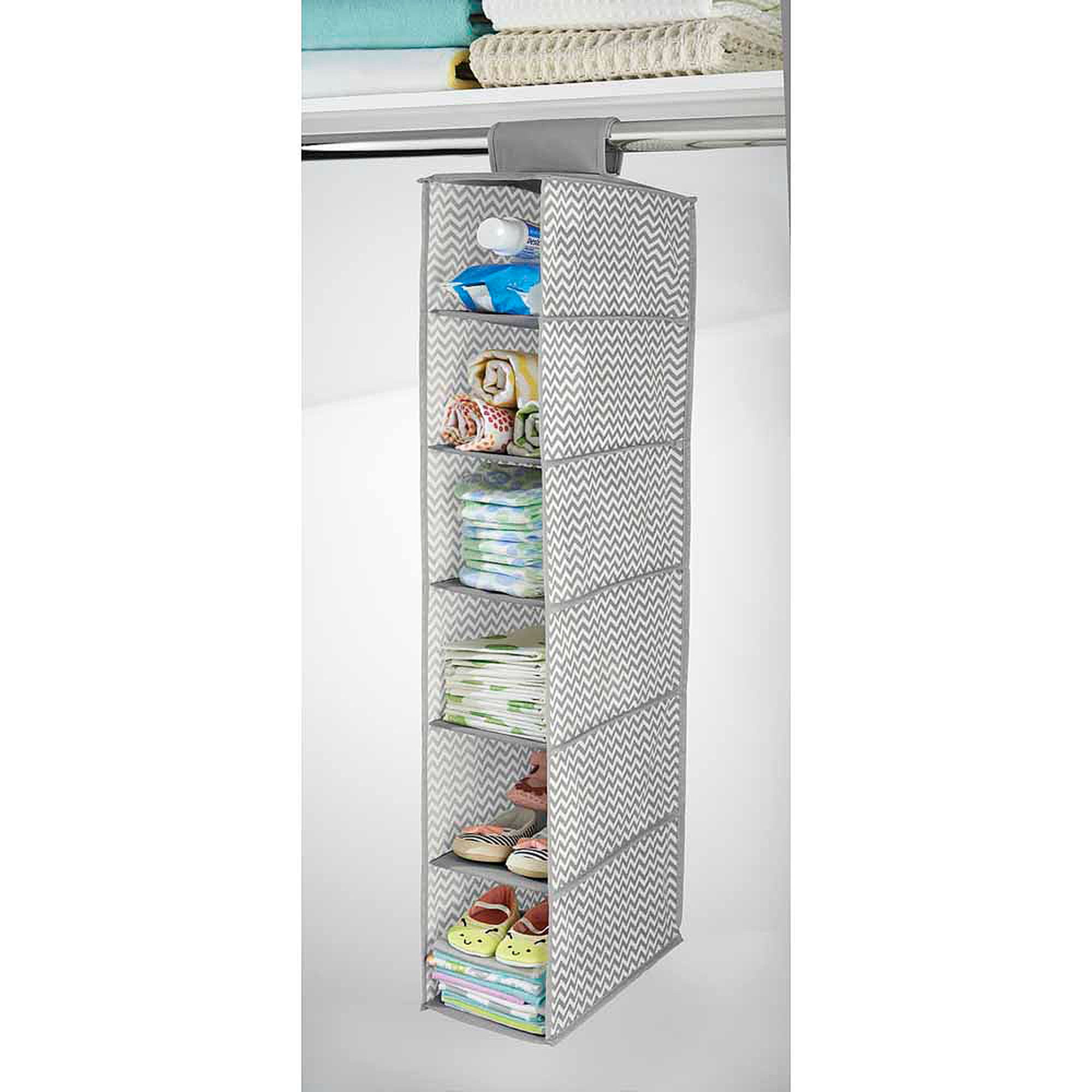 InterDesign Chevron Hanging Narrow 6Shelf Organizer