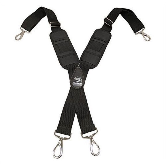 Gatorback B606 Molded Air Channel Suspenders w/Spring Hooks. Extreme Comfort and Support for your Tool belt. Made by Contractor Pro