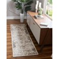 thumbnail image 1 of Unique Loom 3141352 2 ft. x 9 ft. 10 in. Casino Sofia Runner Rug, Ivory, 1 of 1