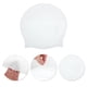thumbnail image 3 of Gorro de natación sólido impermeable de silicona de 1 pieza color blanco de Bargains Únicos, 3 of 5