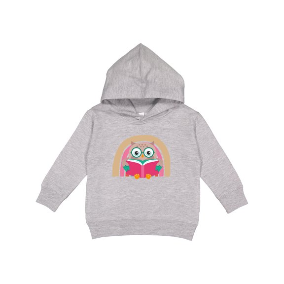 Inktastic Book Lover Owl Reading Librarian Toddler Hoodie