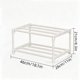 thumbnail image 3 of Under Bed Shoe Rack, 2-Tier Space Saving Organizer with Non-Slip Design, Sturdy Durable for Dorm Closet, 3 of 6