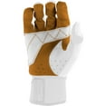 thumbnail image 4 of Marucci Blacksmith Series Full Wrap Adult Men's Batting Gloves Pair White | White Large, 4 of 4