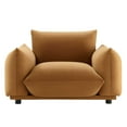 thumbnail image 5 of Modway Copious Performance Velvet Armchair in Cognac, 5 of 7