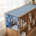 thumbnail image 6 of Table Runners 48 Inches Long Dress Scarves, Funny Elephant Farmhouse Kitchen/Dining Table Runner, Short Coffee Tablerunners, Cute Art Modern Lovely Animals on Showering 13x48 Inch, 6 of 9