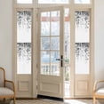 thumbnail image 2 of Grey Eucalyptus Window Privacy Film, Spring Botanical Weeping Plant Aesthetic Static Cling UV Sun Blocking Heat Control Window Tint, Non-Adhesive One Way Windows Privacy Cover 17.7''x78.7'', 2 of 7