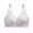 White, variant on Turilly Bras Womens V Neck Wireless Bra With Adjustable Straps And Breathable Hollow Padding Everyday Bras