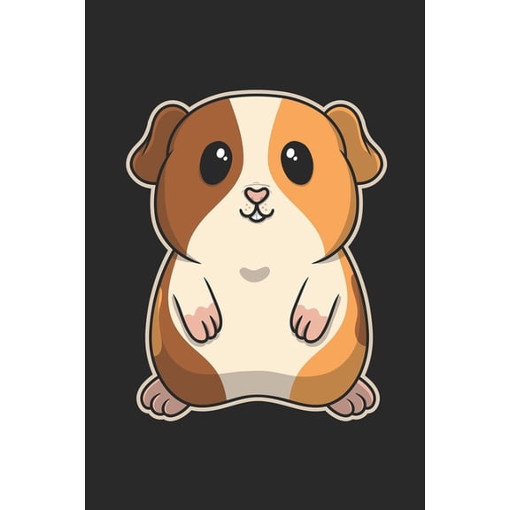 Notebook : 109 pages A5 ( 6x9 inch) - Grid Paper - Graph Paper - Quad Ruled - Great gift for kids and friends - A great gift idea for the first day of school - Cute funny Guinea Pig (Paperback)