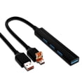 thumbnail image 1 of Visland USB/Type-C Hub Multifunctional 4-in-1 Docking Station Plug And Play High Speed Data Transfer Multi Splitter Adapter 4 Port USB Replicator for MacBook Laptop, 1 of 7