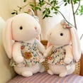 thumbnail image 4 of HUASHENG Jouets en Peluche Robe Mignonne à Imprimé de Fleurs Petite Machine Lapin Poupée Poupée Poupée, 4 of 5