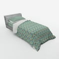 thumbnail image 3 of Ambesonne Floral Bedding Set 4 Pcs, Pattern of Flowers Art, Queen, Mint Green Multicolor, 3 of 3