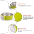 thumbnail image 4 of Comedero colgante de acero inoxidable extraíble para perros, comedero pequeño para agua y comida para perros, gatos, conejos y pájaros., 4 of 5