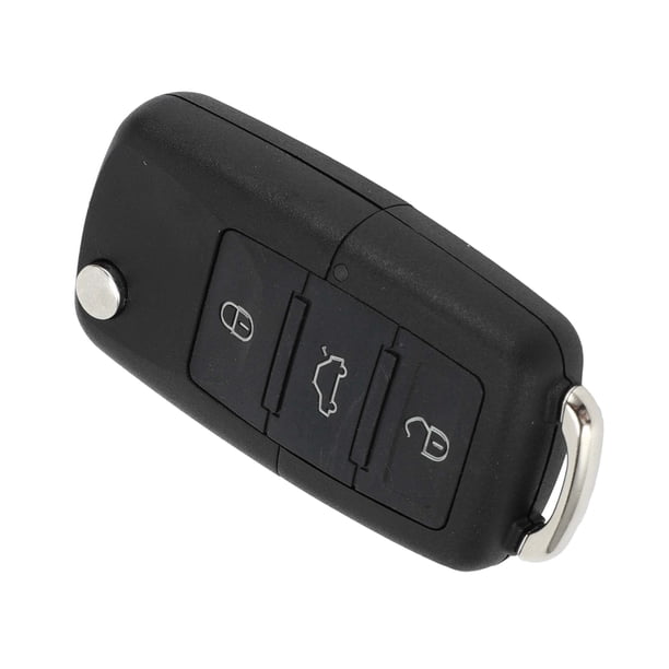 Carcasa de llave remota de entrada sin llave de 3 botones Unique Bargains para VOLKSWAGEN Passat 2002-2005