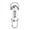 White, variant on Rechargeable Keychain Flashlight, Portable Small Flashlight, 7 Adjustable Brightness Modes,for Outdoor Enthusiasts, Camping, Hiking and Emergency Prep - Gold