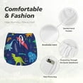 thumbnail image 6 of Xecao's Dinosaurs for a double-layer running short for women, perfect for gym, tennis, and more, featuring a convenient pocket., 6 of 9