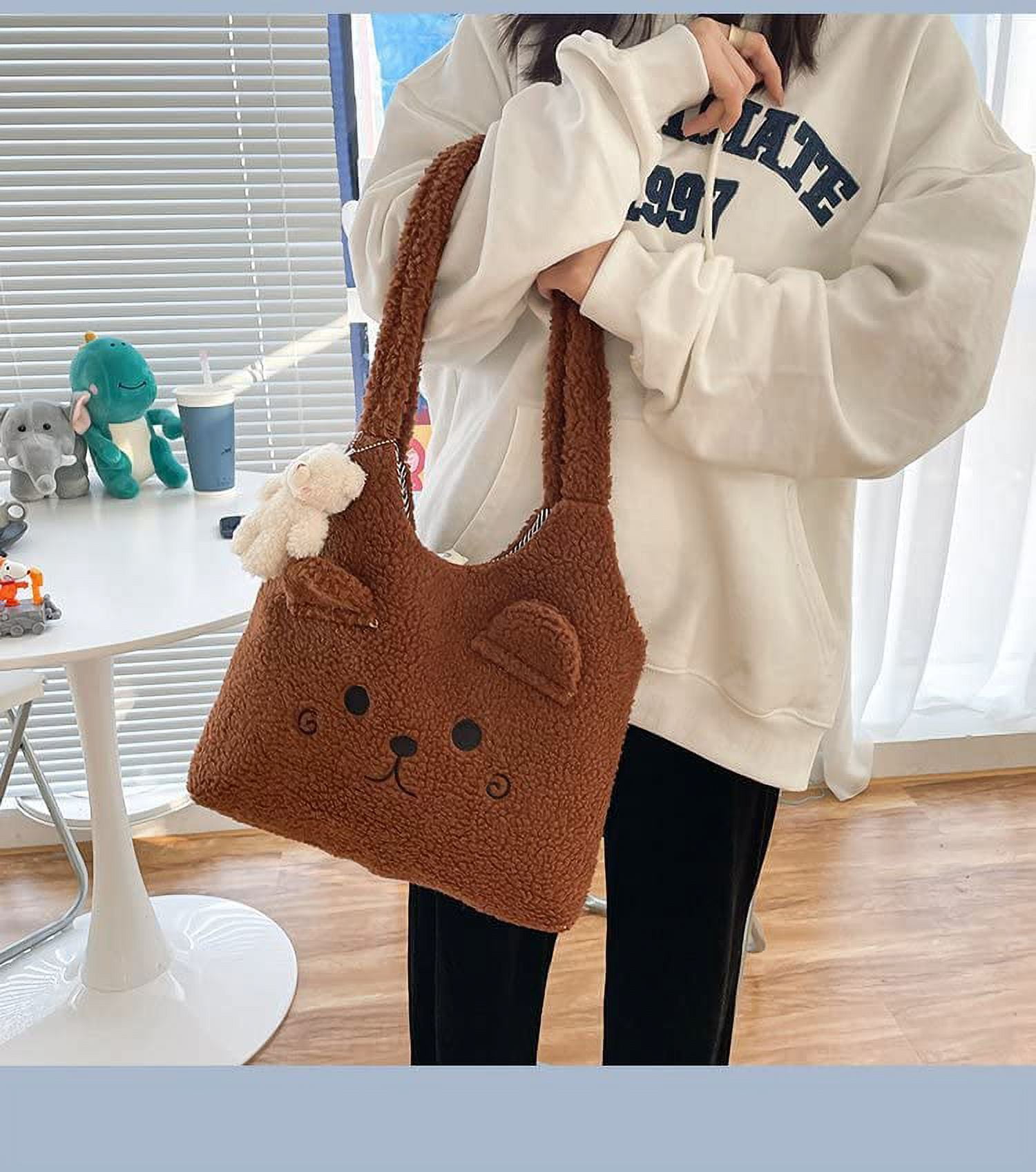 Pikadingnis Crochet Tote Bag Aesthetic Y2K Cute Underarm Bag