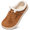 Brown, variant on Womens Wide Slippers Comfy Memory Foam House Shoes Non slip Fuzzy Lined Mules