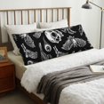 thumbnail image 4 of Honeii Skull bird bat spider Print Long Body Pillowcase 20x54 in,Body Pillow Cover with Zipper,Large Body Pillowcase,Soft Bed Decorative, 4 of 7