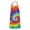 Colorful Tie Dye-1, variant on Colorful Tie Dye Pattern Apron-Garden Aprons for Women with Pockets-Cotton Linen Waterproof Kitchen Cooking Gardening Aprons Adjustable for Kitchen,Cooking,BBQ and Salon 33x27 Inch