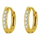 thumbnail image 5 of Sonducket Pendientes de aro de 2 uds., colgante de abalorio de plata dorada, joyería de boda para mujeres y niñas, regalo a la moda Type3 NO3, 5 of 6