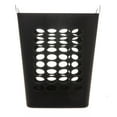 thumbnail image 5 of Mainstays 1.6 Bushel Flexible Square Plastic Laundry Hamper, 3 Pack, Black, 5 of 10