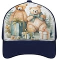 thumbnail image 1 of Bear and Gift Baseball Cap Classic Golf Cap Soft Dad Hat Multicolor Adjustable Low Profile Hat Unisex, 1 of 3