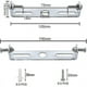 thumbnail image 3 of Piezas Soporte para accesorio de techo Accesorios para iluminación colgante de 105 mm Lámpara de techo Placa base para luz de techo Placas para lámpara de techo Soportes y accesorios para pl, 3 of 5