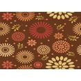 thumbnail image 1 of Ahgly Company Indoor Rectangle Patterned Papaya Orange Area Rugs, 6' x 9', 1 of 6