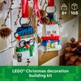 thumbnail image 4 of LEGO Snowman Ornaments - Building Toy for Girls & Boys, Ages 6+ - Christmas Craft & Christmas Tree Decorations - 40812, 4 of 8