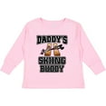 thumbnail image 3 of Inktastic Daddys Skiing Buddy Kids Skis Boys or Girls Long Sleeve Toddler T-Shirt, 3 of 5