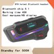 thumbnail image 4 of Riwesomey ABS 2000M 6 conductores impermeable motocicleta Bluetooth auriculares Scooter casco intercomunicadores Audio llamada intercomunicador Accesorios para motos, 4 of 6