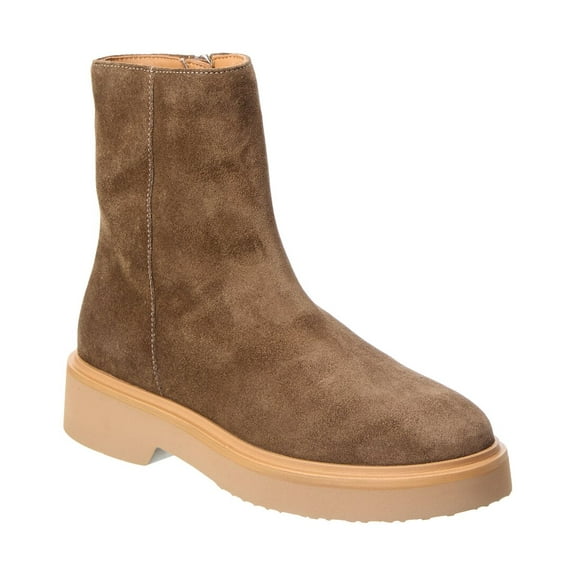 Aquatalia Maddie Waterproof Suede Bootie, 5.5, Beige