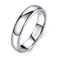 thumbnail image 1 of Anillo clásico simple y liso con borde recto, ancho de 2/4/6/8 mm, anillo de acero de tungsteno para hombres y mujeres, 1 of 6