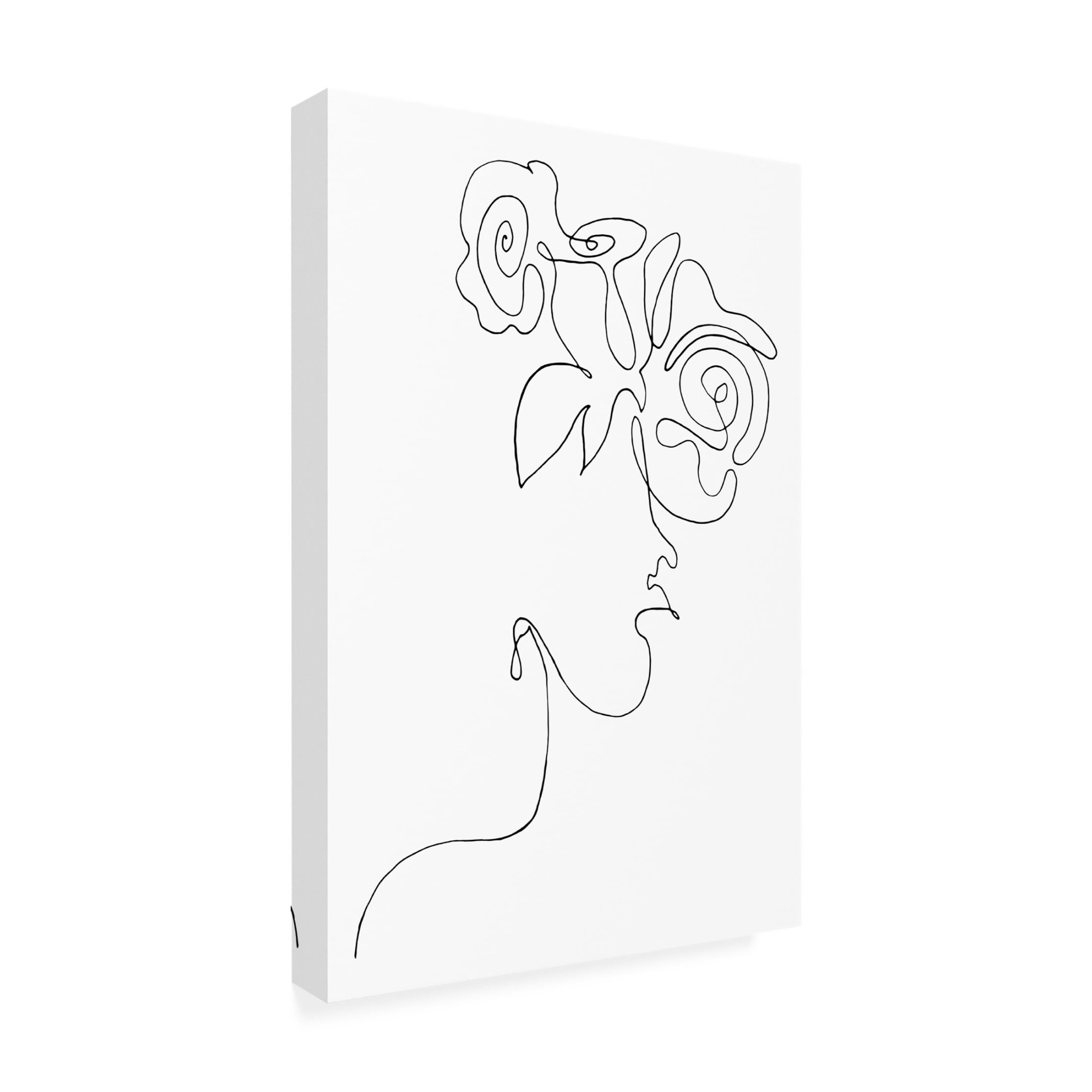 Canvas Wall Art - Pictufy Studio Ii 'Flowerhead' Wall Art for Living Room, Bedroom, or Office Décor by Trademark Fine Art - 22 x 32 Inches