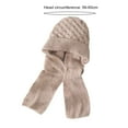 thumbnail image 6 of BAETEUY Women's Winter Hat with Integrated Scarf, Thick Knitted, Windproof, High Elasticity, Full Protection for Outdoor Travel and Cold Weather Cycling, 6 of 8